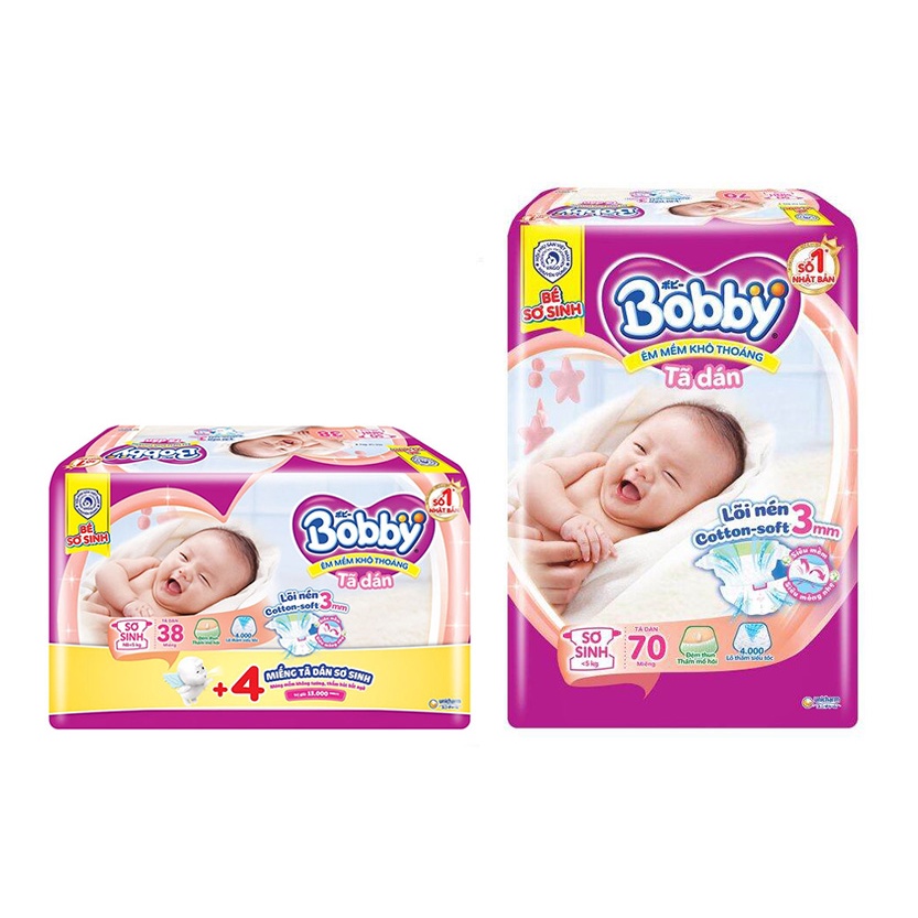 Tã dán Bobby size Xs