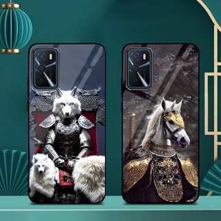 Ốp Lưng OPPO A16 Mặt lưng kính cao cấp, thiết kế độc quyền 12 con giáp chiến binh