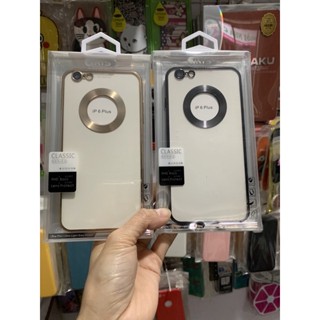 Ốp lưng Iphone 6plus, 6SPlus, 6 plus, 6S plus Viền vuông hở táo Viền mạ Mầu Siêu đẹp