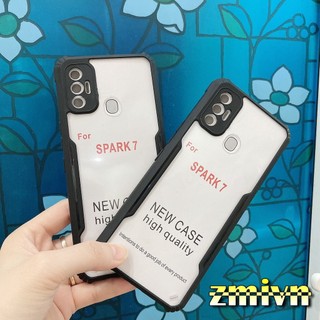 Ốp Lưng chống sốc cho Tecno Pova 2 Spark 7 Spark 7T Pova 3 Spark 8C Spark 6 Go lưng trong suốt