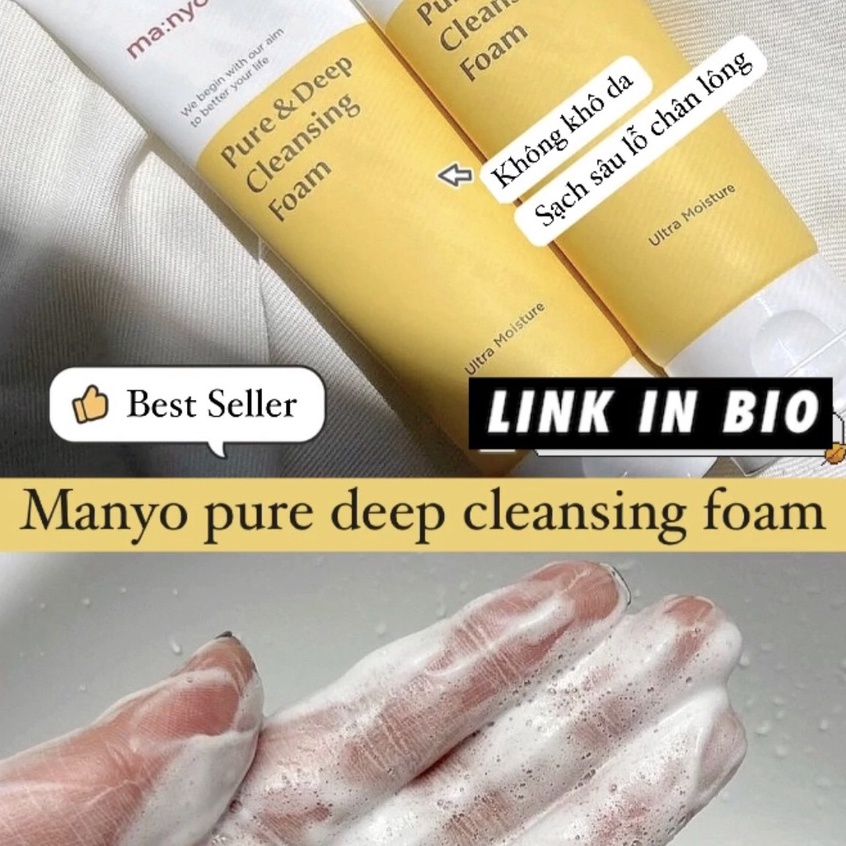 Sữa rửa mặt Manyo Pure
