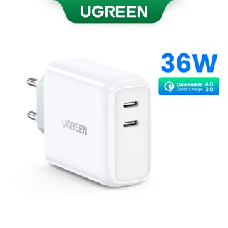 [Mã ELBMO2 giảm 12% đơn 500K] Củ Sạc UGREEN PD36W USB PD 4.0 3.0 Cho iPhone 11 Pro XS Macbook iPad QC 3.0 USB Type C