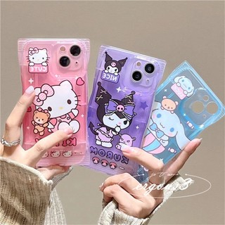 Ốp Điện Thoại Dẻo Kèm Túi Hình Kuromi Cinnamoroll / Kitty Cho Redmi 10C 10A 10 Note 11 11s 10 9 8Pro 9T 9C 9A 9 Poco X3 M3