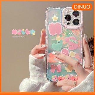 Ốp lưng iphone Ốp Điện Thoại Silicon Màu Laser Cho iphone13 iphone13 iPhone 12pro max 11 8PLUS / XR x / 11PROMAX Dinuo case-III