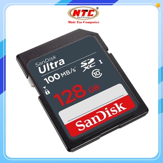 Thẻ nhớ Máy Ảnh SDXC SanDisk Ultra 128GB U1 100MB/s (Xám)