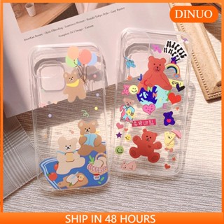 Ốp lưng iphone Ốp điện thoại in hình gấu hoạt hình tiện dụng cho Iphone 6/6plus/6S/6S plus/6/7/7plus/8/8plus/X/XS/XS Max/11/13/13PRO/13PROMAX/13MINI Dinuo case