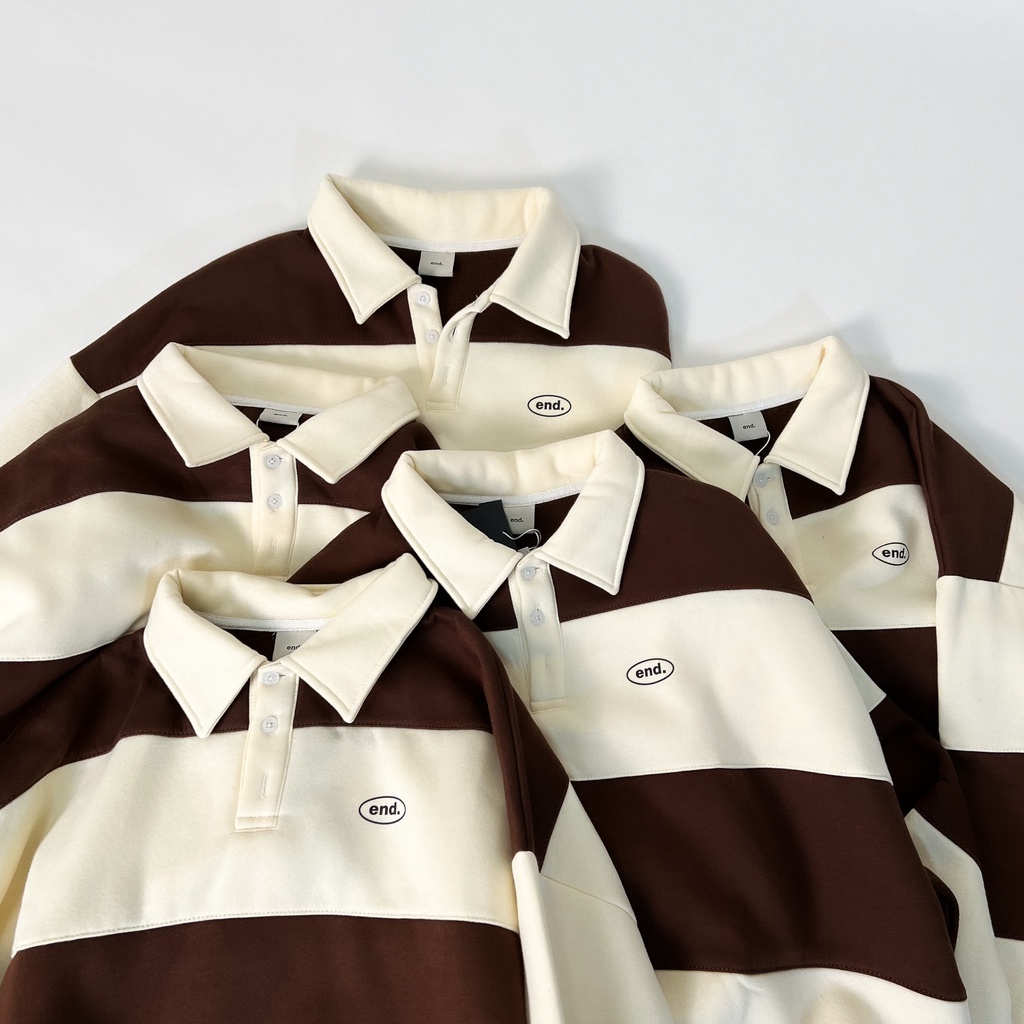 Áo khoác end.payce® " BASIC " SWEATER CREAM/BROWN