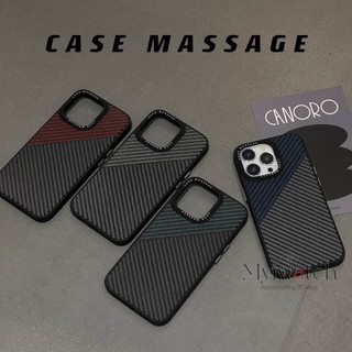 Ốp Điện Thoại Chống Rơi Họa Tiết Hình Học Hai Màu Cho iphone 14 Pro Max 13 Pro Max 14 plus