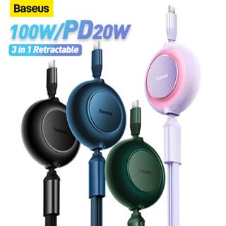 BASEUS Cáp SạC Nhanh USB LoạI C 100W 3 Trong 1 Chuyên DụNg