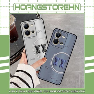 Ốp Vivo V25 5G / V25E in hình Bearbrick dễ thương siêu đáng yêu