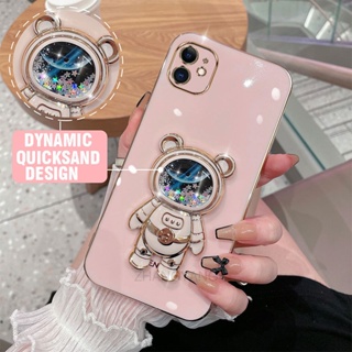 ốp lưng iPhone 12 iPhone 12 pro iPhone 12 pro max Ốp Điện Thoại TPU silicone Mềm Mạ Điện 3D Có Giá Đỡ Hình Gấu Kim Tuyến Cho iPhone 12 iPhone 12 pro iPhone 12 pro max