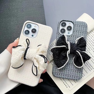 Img Ốp Điện Thoại Cứng Họa Tiết Nơ Handmade Kèm Giá Đỡ Cho iphone 14 14 pro 14 plus 14 pro max 13 pro max 12 pro max 11 pro max