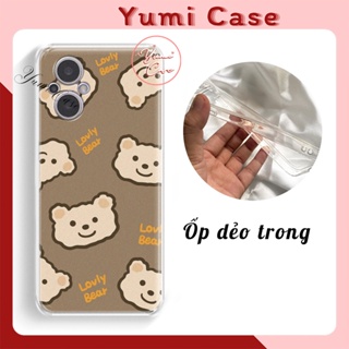 Ốp điện thoại mẫu gấu CUTE10 cho tất cả dòng điện thoại Yumi Case
