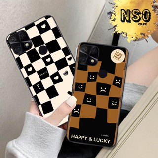 Ốp Xiaomi Redmi 10C - Redmi Poco C40 In Hình Họa Tiết Ca Rô Kẻ trái tim đẹp dễ thương Hot Trend 2023