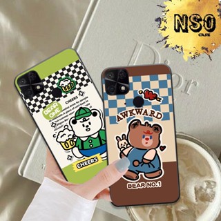 Ốp Xiaomi Redmi 10C - Redmi Poco C40 In Hình Họa Tiết Ca Rô Gấu Siêu Cute Dễ Thương Đẹp Hot Trend 2023