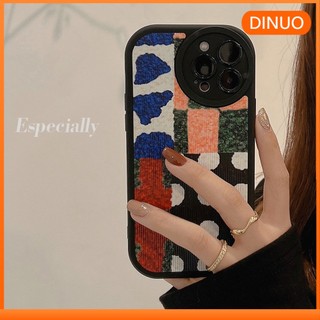 Ốp Điện Thoại Phối Màu Tương Phản Nghệ Thuật Cho iPhone14pro max 13 12 11 xr / 14-III