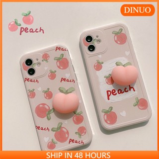 Ốp lưng iphone Ốp điện thoại dành cho iPhone 6/6plus/6s/6s plus/6/7/7plus/8/8plus/x/xs/xs max/11/11 pro/11 promaxCute Pink Peach Stress Reliever Phone Case-Dinuo