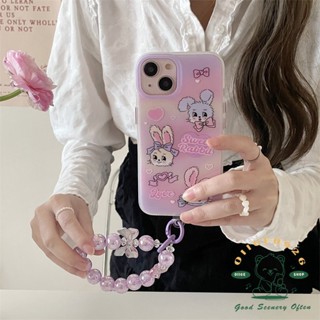 Ốp Điện Thoại Màu Tím Gradient Hai Lớp Mẫu Mới Có Dây Xích Cho Iphone 14 13 12 11 Pro Max / 14 Pro