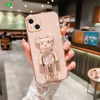 Ốp Điện Thoại Silicon TPU Có Giá Đỡ Hình Gấu Cho OPPO A72 A55 5G A91 A93 A97 A32 A53 2020 A92S A95
