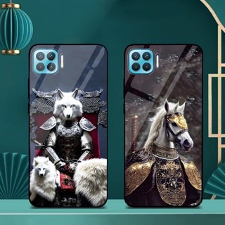 Ốp Lưng OPPO A73, A93 Mặt lưng kính cao cấp, thiết kế độc quyền 12 con giáp chiến binh