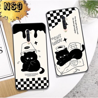 Ốp Oppo RENO / RENO 2 / RENO 2F In Hình Họa Tiết Mèo Cute Đáng Yêu Đẹp Hot Trend 2023