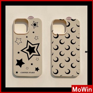 For iPhone 14 Pro Max iPhone Case Khaki Gray TPU Soft Case Shockproof Protection Camera Simple Star Moon Compatible For iPhone 13 Pro max 12 Pro Max 11 Pro Max xr xs max 7Plus 7 8