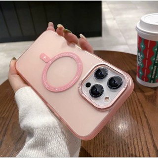 Ốp Điện Thoại acrylic Cứng Mặt Nhám Màu Hồng Cho compatible for iPhone 14 14 pro 14 plus 13 13 pro 13 14 pro max case