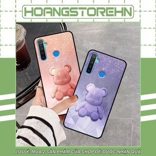 Ốp Realme 5 / 5i / 5 Pro / C3 in hình Bearbrick dễ thương siêu đáng yêu