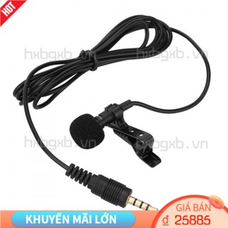 Micro mini rảnh tay dạng kẹp giắc cắm 3.5mm dành cho điện thoại iPhone