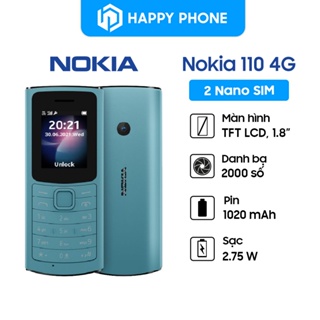 Điện thoại Nokia 110 4G - Hàng chính hãng, nguyên seal mới 100%