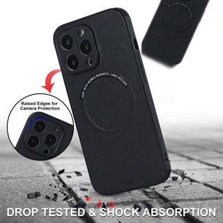 Bao Da Điện Thoại Từ Tính Cao Cấp Cho iPhone 14 13 12 11 Pro Max 14 Plus