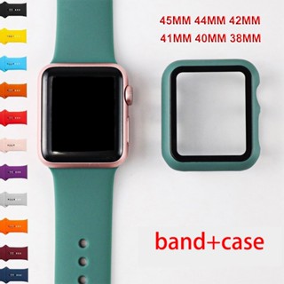 Dây Đeo Thay Thế Bằng Silicon Màu Kẹo Cho Đồng Hồ Apple Watch 49MM 45MM 41MM 40MM 44MM Series Ultra 8 7 Ultra 6 5 4 3 2 1