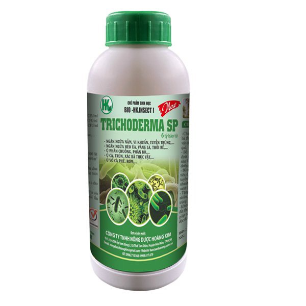Trichoderma/Trichoderma nước/trichoderma nuoc/nam doi khang/nấm đối kháng/men ủ trichoderma/men u rac/men u phan (1 lít)