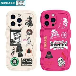 Suntaiho Ốp lưng iphone Silicon Tpu hình Star Wars thích hợp cho iPhone 14 11 12 13 Pro Max XS X XR XS Max 7 8+