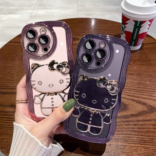 Ốp Điện Thoại Mềm Có Gương Hình Mèo 3d Dễ Thương Cho Iphone 14 14 Pro 14 Pro Max 14 PLUS 11 12 13 Pro Max 11Pro Max