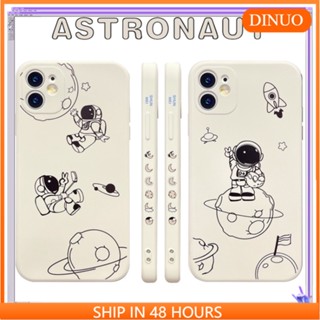 Ốp lưng iphone Ốp lưng iphone vuông cạnh hình astronaunt 6/6plus/6s/6splus/7/7plus/8/8plus/x/xr/xs/11/12/pro/max/plus/promax Dinuo case