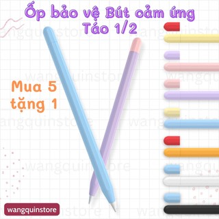 Vỏ bao ốp silicon case bút cảm ứng pencil Gen 1 và Gen 2 - Vỏ bọc bảo vệ bút cảm ứng cao cấp siêu mỏng đủ màu