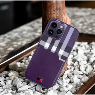 Ốp lưng Da VII Mentor có ngăn cài thẻ cho iPhone 14,14 Plus ,14 Pro,14 pro max ,Chính hãng đựng card