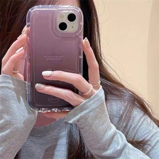 Ốp Điện Thoại Màu Tím Đậm Cho IPhone 12 13 14 11 Pro Max Ddrrfrfr