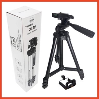 Giá Đỡ Điện Thoại Tripod Kèm Kẹp Điện Thoại 3 Chân Tương Thích Với Nhiều Dòng Máy, Giá Kẹp Điện Thoại Gắp Gọn