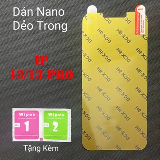 Miếng Dán Màn Hình Siêu Mỏng Dẻo Nano Cường Lực DCX-9H iPhone 13 / 13 Pro