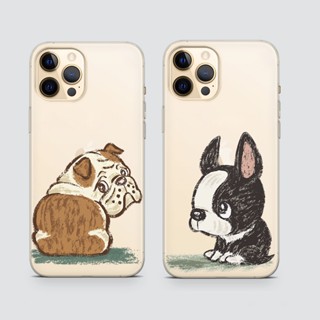 Ốp iphone Cún buồn rầu silicon dẻo ip 7 8 Plus 6 6s Plus 11 13 12 14 Pro MAX XR X XS MAX SE 2020 u396