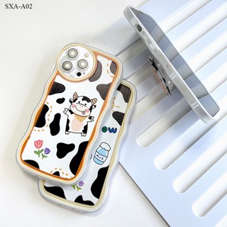 Samsung Galaxy A02 A03 A03S A04 A04S Core Cho Ốp lưng điện thoại In Hình Cute Cow