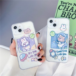 Ốp Điện Thoại Mềm Hình Gấu Dễ Thương Cho OPPO A16K A15 A74 A95 A53 A33 A54 A55 4G A1K C2 C31 A31 A5 A9 2020 A12 A5S A7