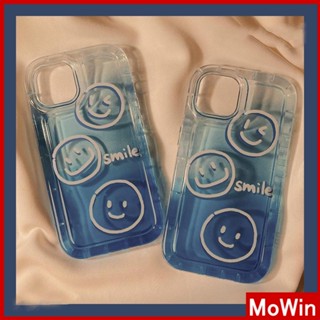 For iPhone 14 Pro Max iPhone Case Clear Case TPU Soft Case Airbag Reinforced Shockproof Blue Smiley Compatible with iPhone 13 Pro Max iPhone 12 Pro Max 11 7Plus 8Plus 6Plus XR xs