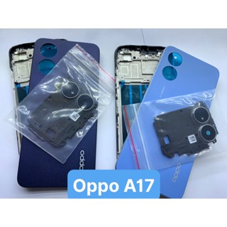 Bộ vỏ điên thoại zin oppo A17, lưng vỏ A17