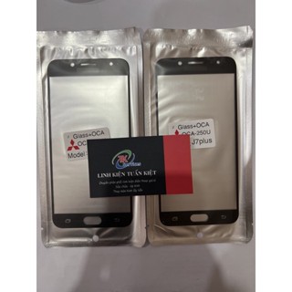 Kính liền keo Samsung J7 Plus/ Mặt kính có keo OCA Samsung J7 Plus ( Giá sỉ )
