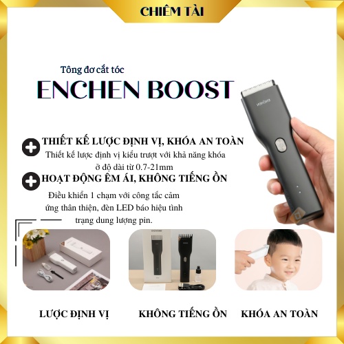 Tông đơ cắt tóc Enchen Boost