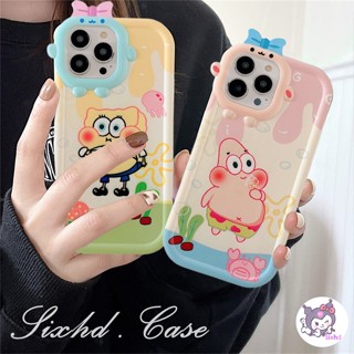 Ốp Lưng OPPO A78 A17 A57 A77s A76 A96 A17K A16 A15 A74 A54 A53 A33 A32 A31 A5 A9 A5s A3s Reno 8Z 7Z 6 A95 A94 A93 A92 A77 A52 F11 sixhd Ốp Điện Thoại Mềm Họa Tiết SpongeBob Cho