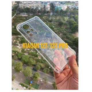 Ốp lưng Xiaomi 12T, 12T Pro Dẻo Trong Suốt Chống Sốc 4 Góc bảo vệ camera